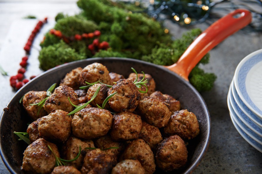 Kttbullar med hampafrn.