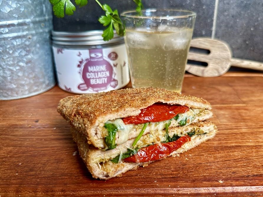 Kalorismarts kycklingcalzone.