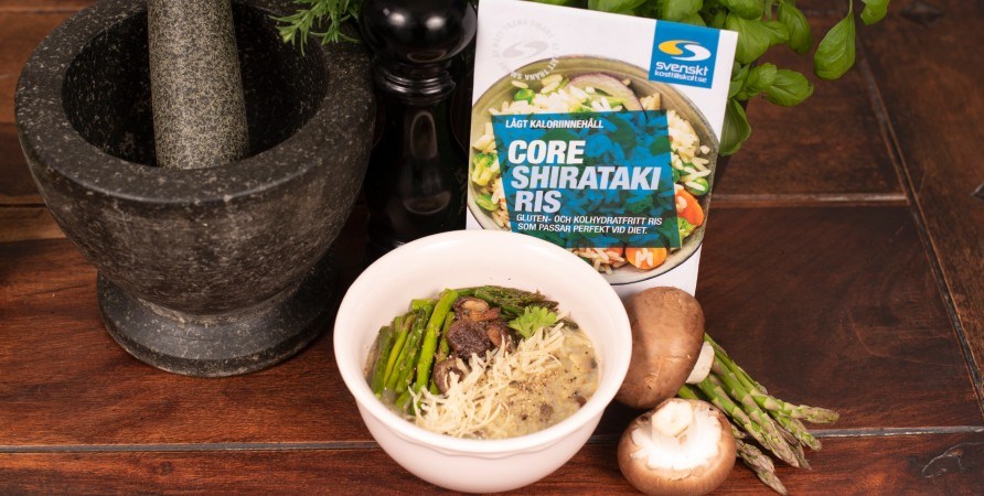Risotto med Core shiratakiris