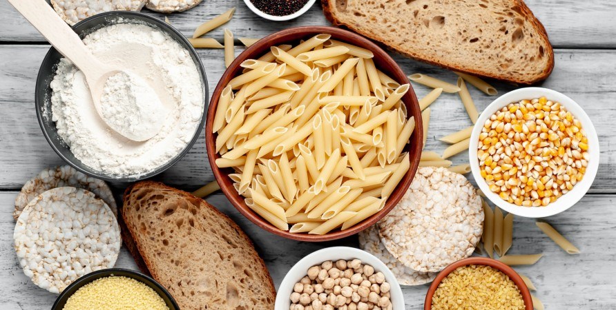 Livsmedel med gluten