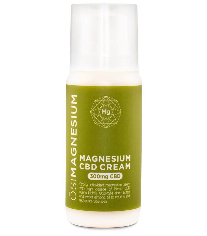 OsiMagnesium Magnesium CBD 300 mg Cream Svensk Hälsokost