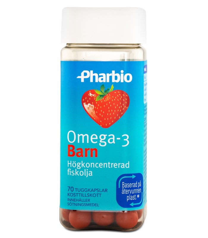 Pharbio Omega3 Barn Svensk Hälsokost