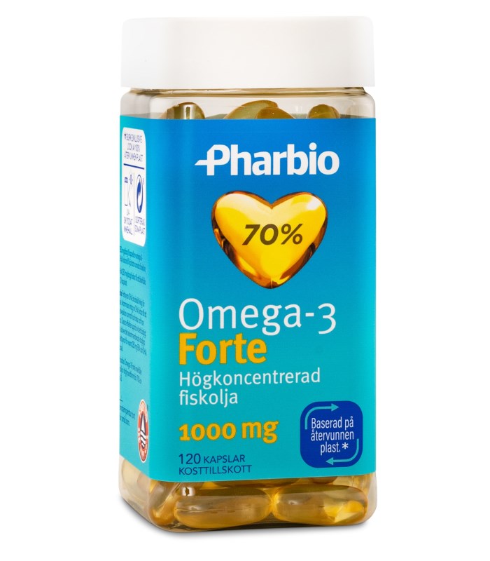Pharbio Omega3 Forte Svensk Hälsokost