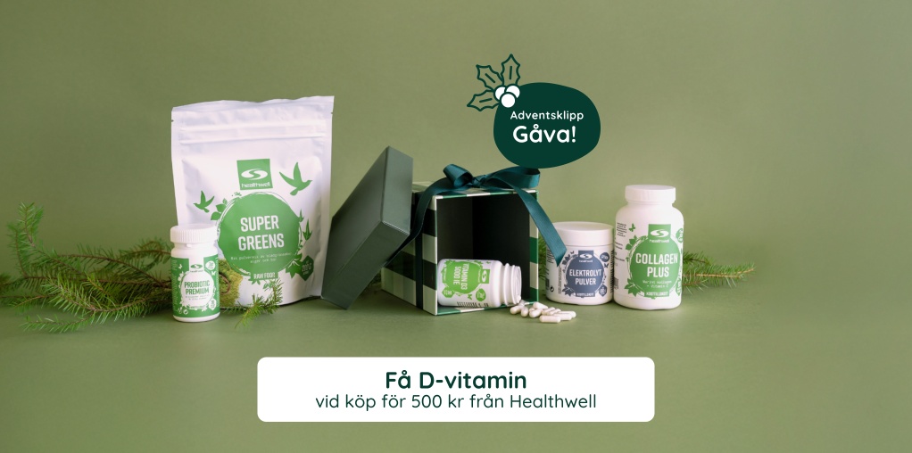 Adventsklipp! F� D-vitamin vid k�p f�r 500 kr fr�n Healthwell