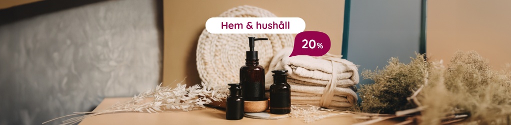 Hem & hush�ll 20%