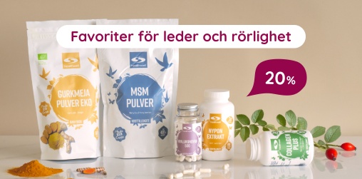 20% p� favoriter f�r leder och r�rlighet