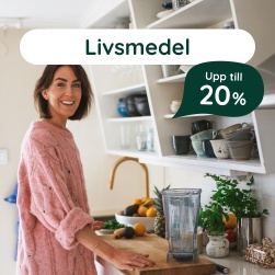 Livsmedel upp till 20%