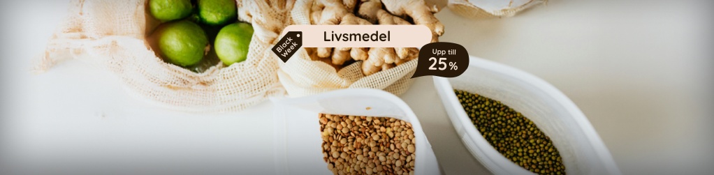 Livsmedel upp till 25%
