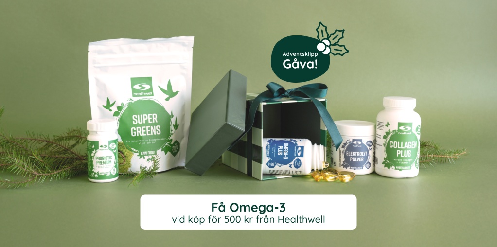 Adventsklipp! F� Omega-3 vid k�p f�r 500 kr fr�n Healthwell