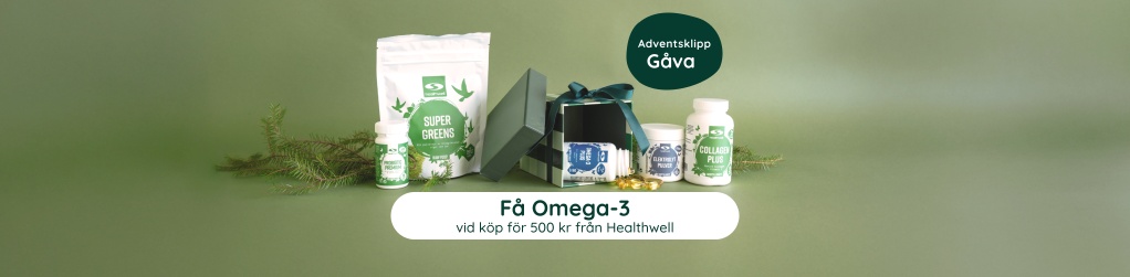 Adventsklipp! F Omega-3 vid kp fr 500 kr frn Healthwell