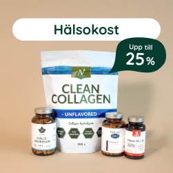 H�lsokost upp till 25%