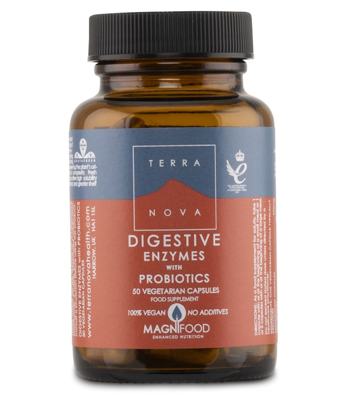 Terranova Digestive Enzymes with Microflora Svensk Hälsokost